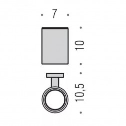 Стакан COLOMBO DESIGN PLUS W4902.VL настенный