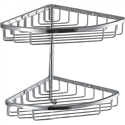 Полочка корзинка COLOMBO DESIGN ANGOLARI B9604 угловая одинарная с крючком