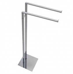 Стойка COLOMBO DESIGN MINI Q B5038 с полотенцедержателем двойным цвет хром