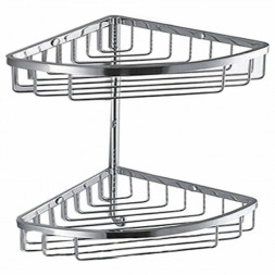Полочка корзинка COLOMBO DESIGN ANGOLARI B9617 угловая двойная с крючком