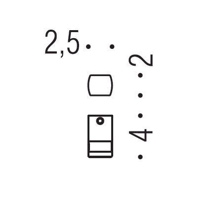 Крючок COLOMBO DESIGN LULU LC57.GOLD одинарный