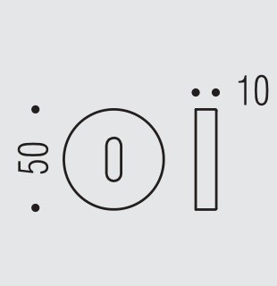 Накладка под цилиндр Colombo Design Rosetta One CC13 бронза 1 шт