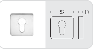 Накладка под цилиндр Colombo Rosetta PT13 золото