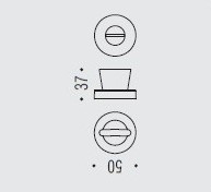 Фиксатор сантехнический Colombo Rosetta JP19BZG хром