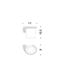 Стакан COLOMBO DESIGN LINK B2402.SX настенный