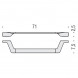 Полотенцедержатель COLOMBO DESIGN ALIZE B2511 широкий