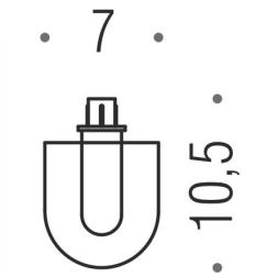Запасная насадка для ёршика Colombo Planets B9857