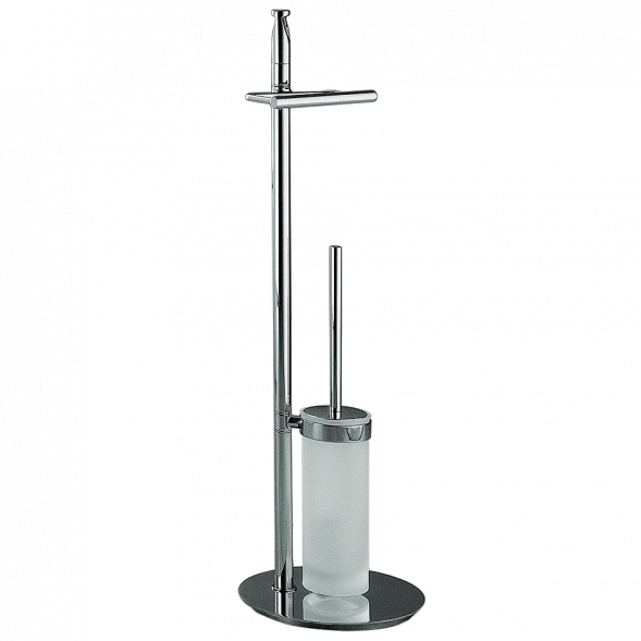 Стойка COLOMBO DESIGN PLANETS B9816 напольная с держателем туалетной бумаги и ершиком