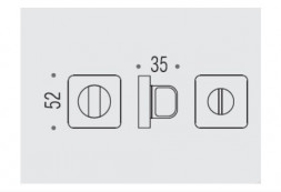 Фиксатор сантехнический Colombo Rosetta PT19 BZG черный матовый