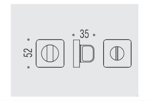 Фиксатор сантехнический Colombo Rosetta PT19 BZG черный матовый