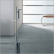 Стойка COLOMBO DESIGN PLANETS B9819 напольная с держателем туалетной бумаги и ершиком