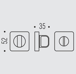 Фиксатор сантехнический Colombo Design Rosetta OneQ CC29 BZG бронза