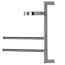 Стойка COLOMBO DESIGN PLANETS B9824 настенная с полотенцедержателем с мыльницей