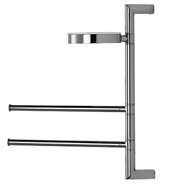 Стойка COLOMBO DESIGN PLANETS B9824 настенная с полотенцедержателем с мыльницей