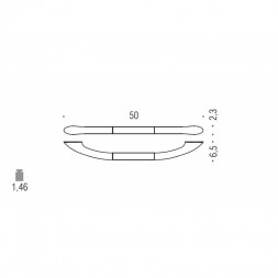 Поручень COLOMBO DESIGN COMPLEMENTI B9734