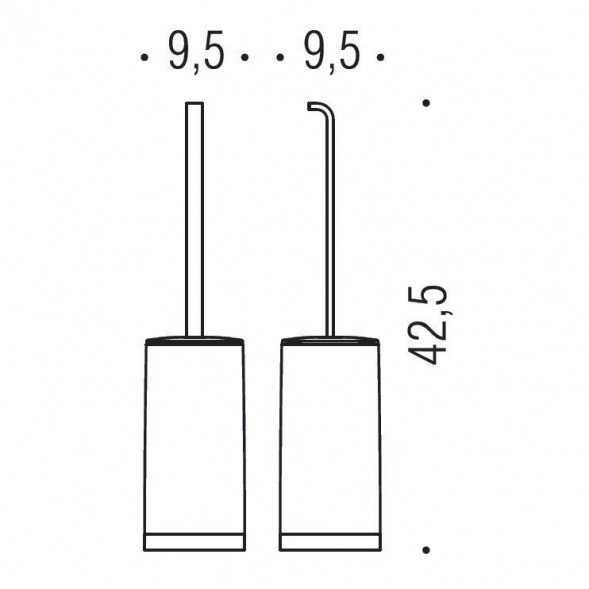 Ершик COLOMBO DESIGN TIME W4207 настенный