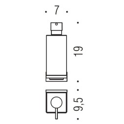 Дозатор COLOMBO DESIGN LOOK B9316 настенный