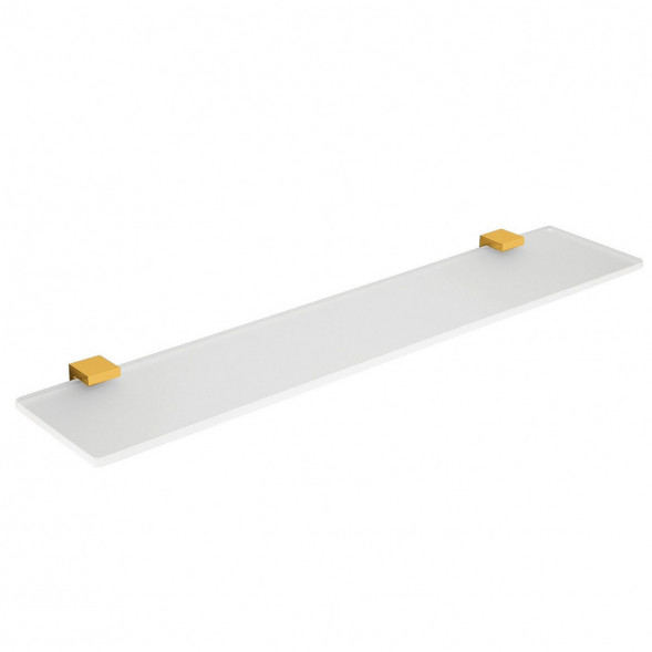 Полочка COLOMBO DESIGN LULU B6216.GOLD стеклянная