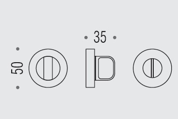 Фиксатор сантехнический Colombo Rosetta CD49 BZGG никель матовый