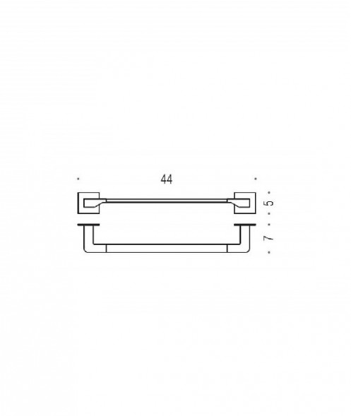 Полотенцедержатель COLOMBO DESIGN FOREVER B2909 широкий