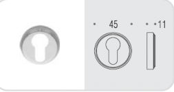 Накладка под цилиндр Colombo Rosetta CD1003 бронза