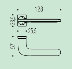 Дверная ручка Colombo Design ROBOQUATTRO S ID51RSB/0 черная матовая