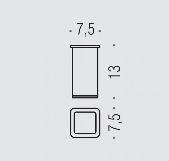 Стакан COLOMBO DESIGN LULU B6241 настольный