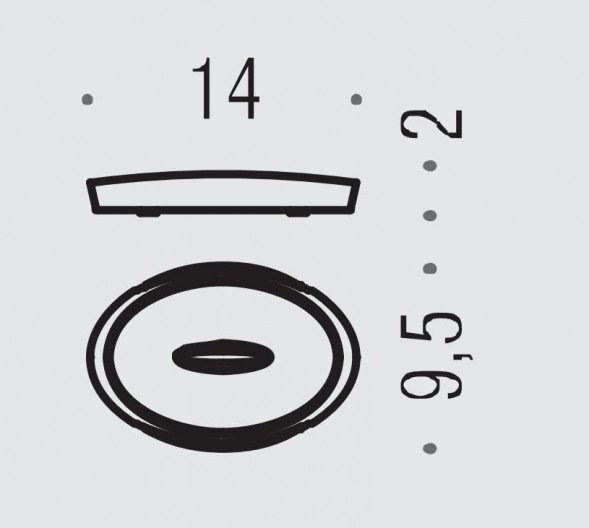 Мыльница COLOMBO DESIGN PLUS W4940.OM настольная