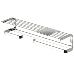 Полочка COLOMBO DESIGN TIME W4276.SX с бумагодержателем с полотенцедержателем с металлической полочкой