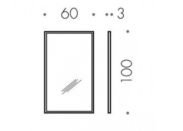 Зеркало COLOMBO DESIGN FASHION MIRRORS B2045 настенное в раме