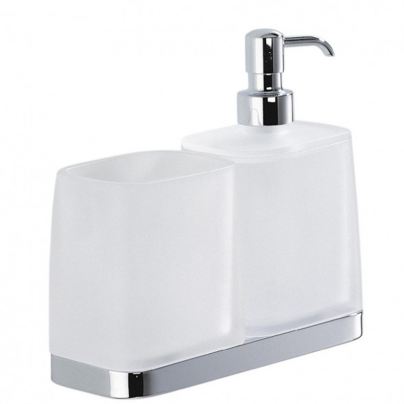 Стакан с дозатором COLOMBO DESIGN TIME W4271 настенный