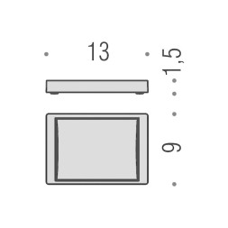 Мыльница COLOMBO DESIGN LOOK B1642 настольная