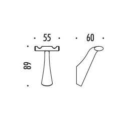 Крючок COLOMBO DESIGN LAND CD67 одинарный