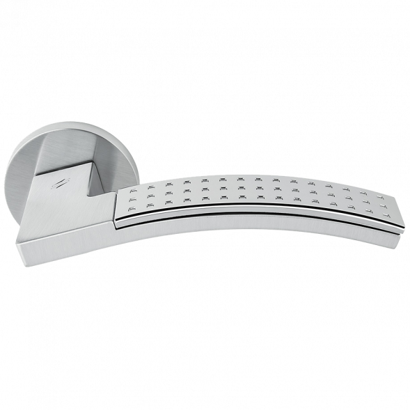 Дверная ручка Colombo TRAMA LC81RSB хром матовый/хром