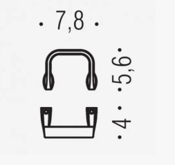 Крючок COLOMBO DESIGN TRENTA PT27 одинарный