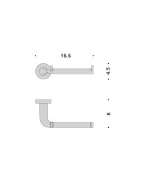 Держатель туалетной бумаги COLOMBO DESIGN BASIC B2708 без крышки