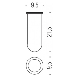 Запасная стеклянная колба для туалетного ёршика Colombo B0156