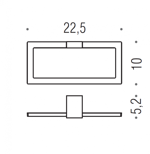Полотенцедержатель COLOMBO DESIGN MINI Q B5031 кольцо цвет хром