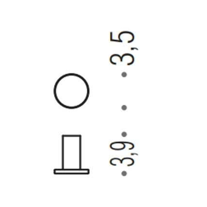 Крючок COLOMBO DESIGN MINI CD107.HPS1 одинарный цвет нержавеющая сталь